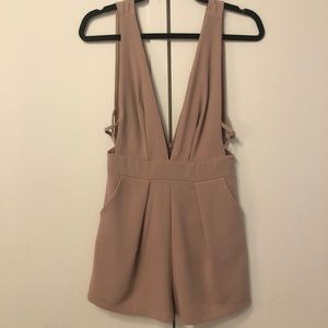 Mauve Crepe Tobi Romper